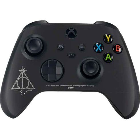 Wizarding Worlds Harry Potter Deathly Hallows Symbol Xbox Series X Controller Skin
