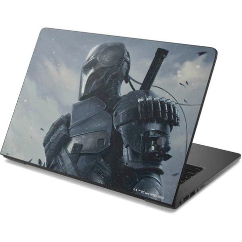 DC Comics Arkham Origins Deathstroke Dell Chromebook Skin