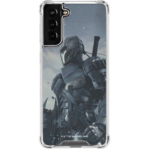 DC Comics Arkham Origins Deathstroke Galaxy S21 FE Clear Case
