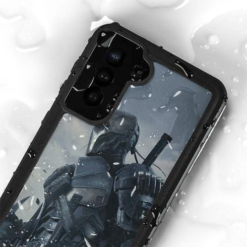 DC Comics Arkham Origins Deathstroke Galaxy S23 Waterproof Case