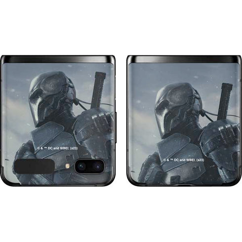 DC Comics Arkham Origins Deathstroke Galaxy Z Flip Skin