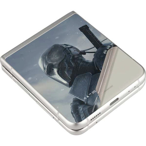 DC Comics Arkham Origins Deathstroke Galaxy Z Flip3 5G Skin