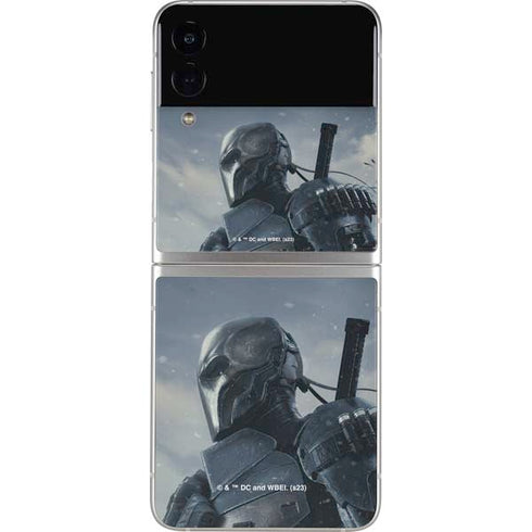 DC Comics Arkham Origins Deathstroke Galaxy Z Flip4 5G Skin