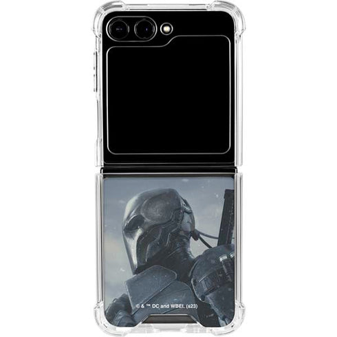 DC Comics Arkham Origins Deathstroke Galaxy Z Flip5 5G Clear Case