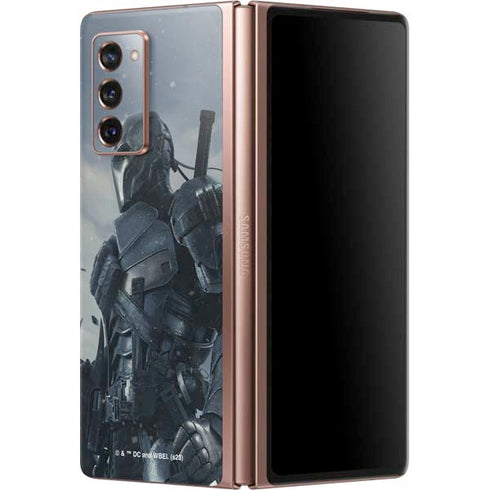 DC Comics Arkham Origins Deathstroke Galaxy Z Fold2 5G Skin