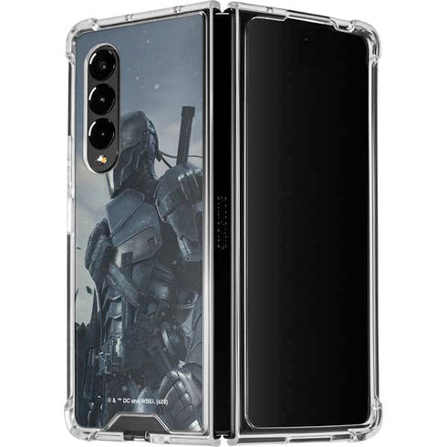 DC Comics Arkham Origins Deathstroke Galaxy Z Fold4 5G Clear Case