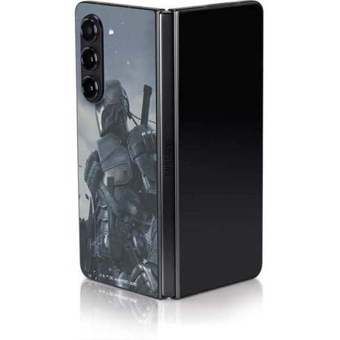 DC Comics Arkham Origins Deathstroke Galaxy Z Fold5 5G Skin