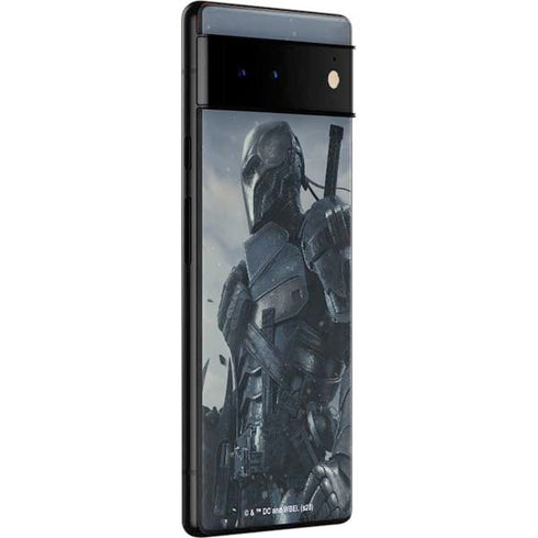 DC Comics Arkham Origins Deathstroke Google Pixel 6 Pro Skin