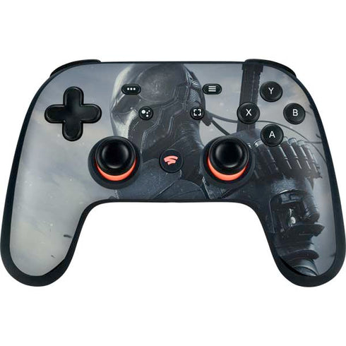 DC Comics Arkham Origins Deathstroke Google Stadia Controller Skin