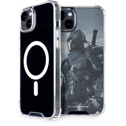 DC Comics Arkham Origins Deathstroke iPhone 15 Plus MagSafe Case