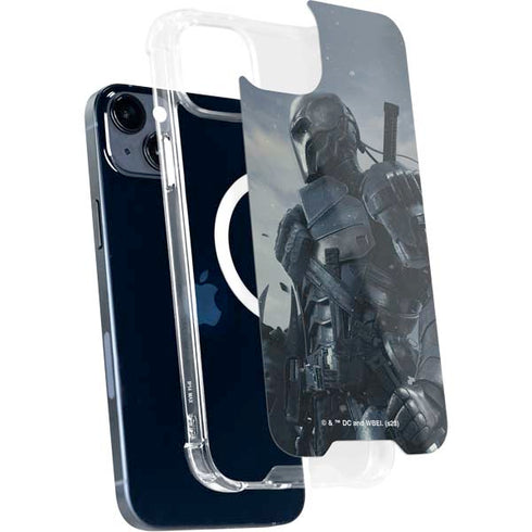 DC Comics Arkham Origins Deathstroke iPhone 15 Plus MagSafe Case