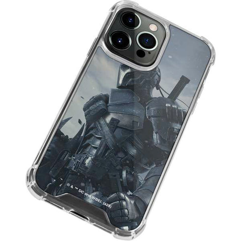DC Comics Arkham Origins Deathstroke iPhone 15 Pro Max Clear Case