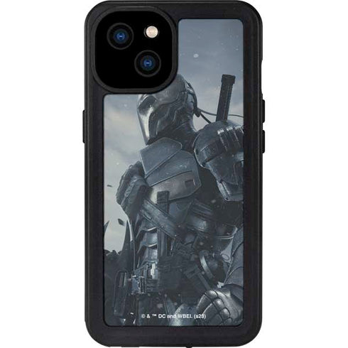 DC Comics Arkham Origins Deathstroke iPhone 15 Plus Waterproof Case