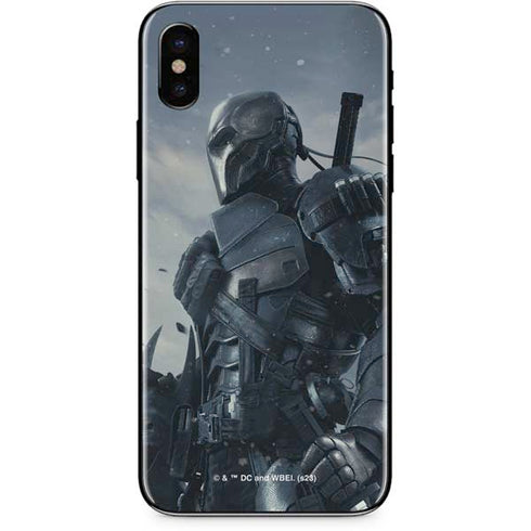 DC Comics Arkham Origins Deathstroke iPhone XS Skin