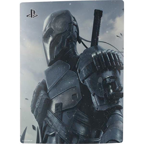 DC Comics Arkham Origins Deathstroke PS5 Digital Edition Console Skin