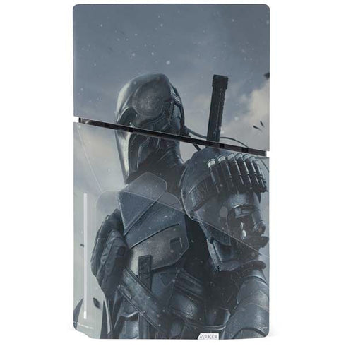 DC Comics Arkham Origins Deathstroke PS5 Slim Disk Bundle Skin