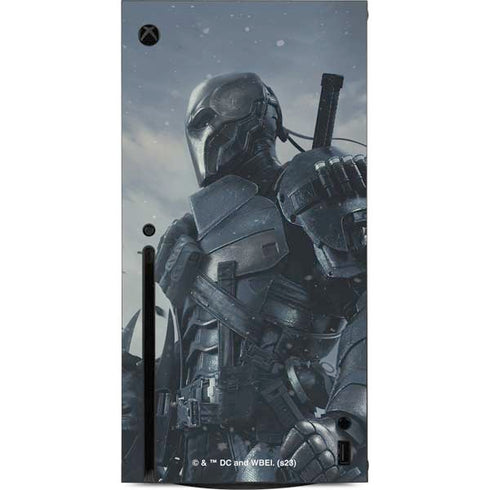 DC Comics Arkham Origins Deathstroke Xbox Series X Console Skin