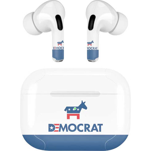 Democrat Blue And Red AirPods Pro 2nd Gen Skin