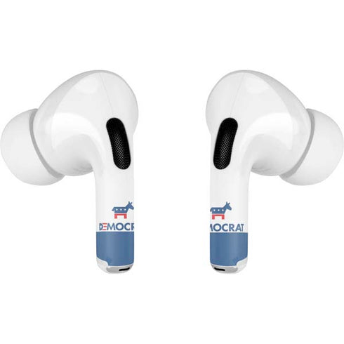 Democrat Blue And Red AirPods Pro 2nd Gen Skin