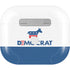Democrat Blue And Red Apple AirPods (3rd Gen 2021) Skin