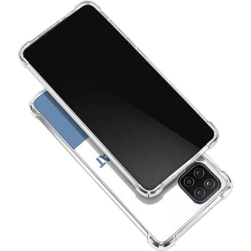 Democrat Blue And Red Galaxy A12 Clear Case