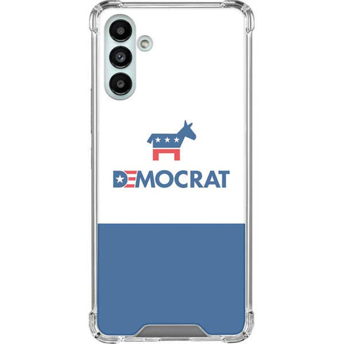 Democrat Blue And Red Galaxy A13 5G Clear Case