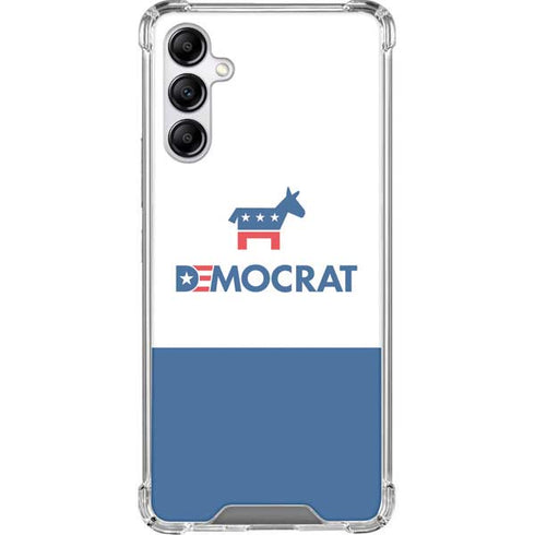 Democrat Blue And Red Galaxy A14 5G Clear Case
