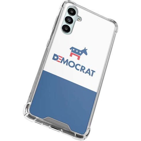 Democrat Blue And Red Galaxy A14 5G Clear Case