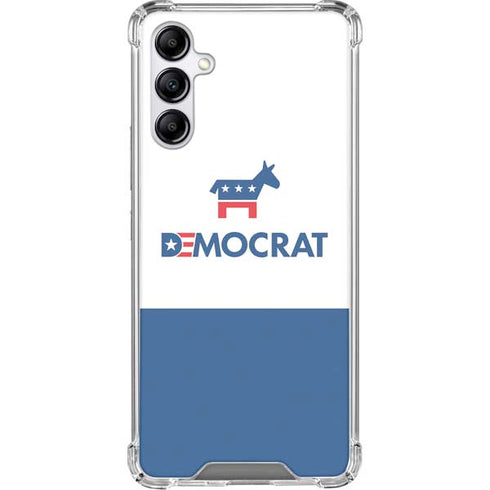 Democrat Blue And Red Galaxy A15 5G Clear Case
