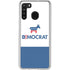 Democrat Blue And Red Galaxy A21 Clear Case