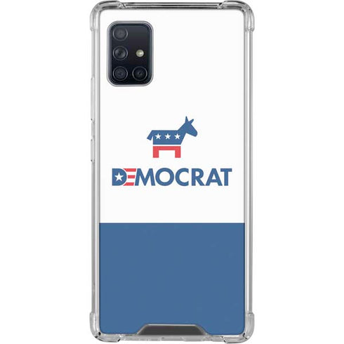 Democrat Blue And Red Galaxy A51 5G Clear Case