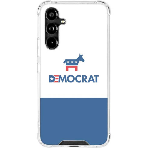 Democrat Blue And Red Galaxy A54 5G Clear Case