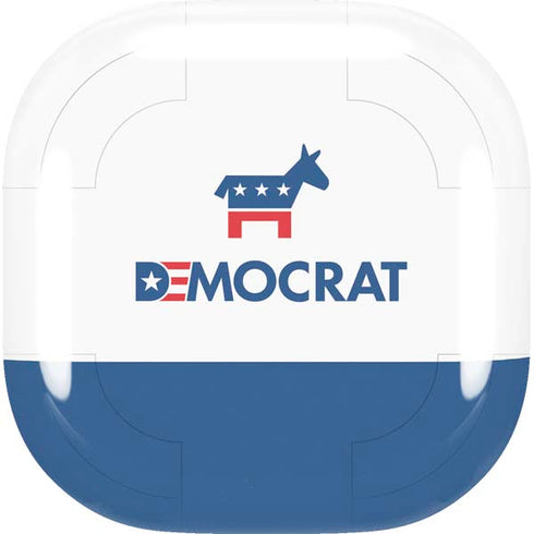 Democrat Blue And Red Galaxy Buds Live Skin