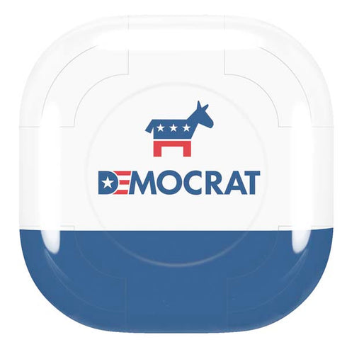 Democrat Blue And Red Galaxy Buds Live Skin