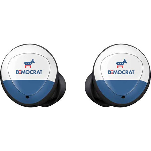 Democrat Blue And Red Galaxy Buds Skin
