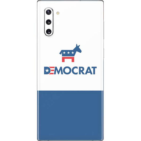 Democrat Blue And Red Galaxy Note 10 Skin