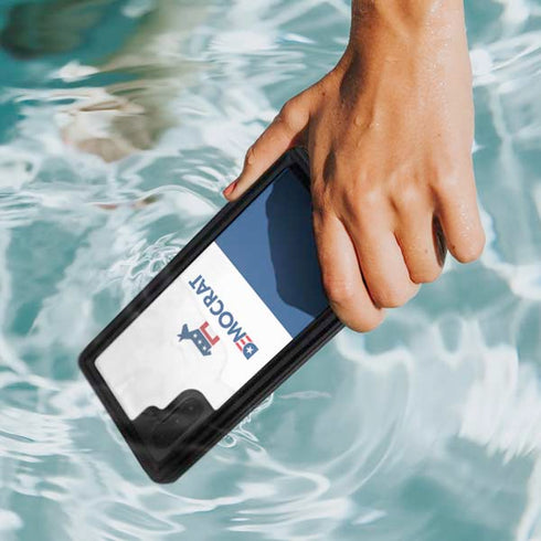 Democrat Blue And Red Galaxy Note 10 Waterproof Case