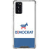 Democrat Blue And Red Galaxy Note20 5G Clear Case