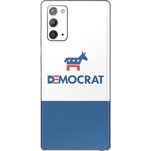 Democrat Blue And Red Galaxy Note20 5G Skin