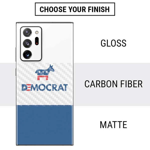 Democrat Blue And Red Galaxy Note20 Ultra 5G Skin