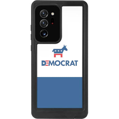 Democrat Blue And Red Galaxy Note20 Ultra 5G Waterproof Case