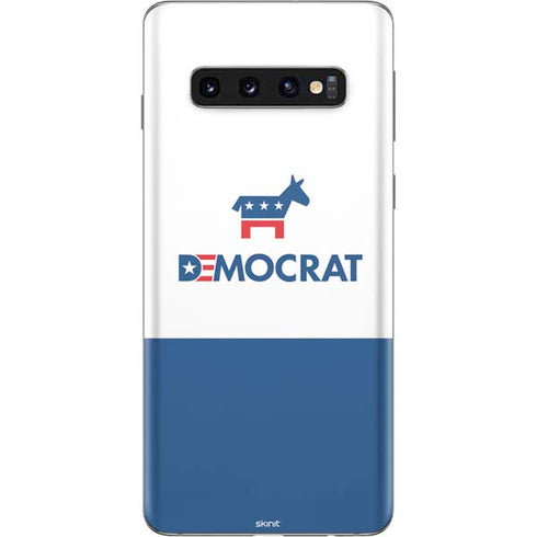 Democrat Blue And Red Galaxy S10 Skin