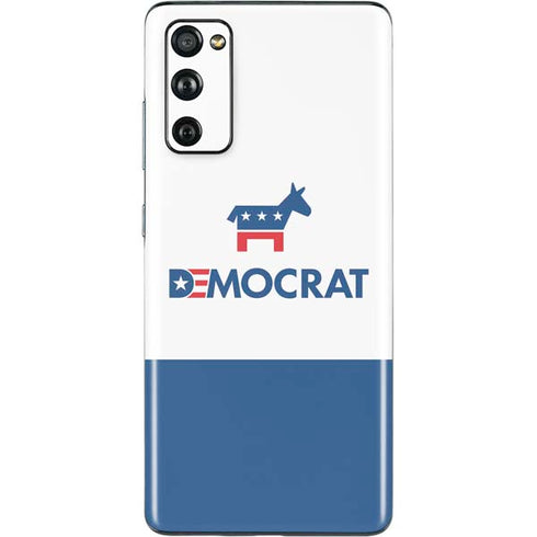 Democrat Blue And Red Galaxy S20 Fan Edition Skin