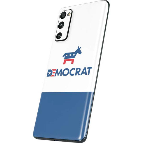 Democrat Blue And Red Galaxy S20 Fan Edition Skin