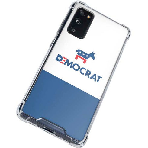 Democrat Blue And Red Galaxy S20 FE Clear Case