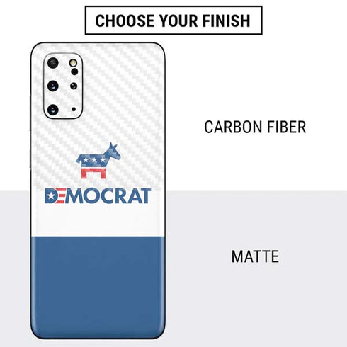 Democrat Blue And Red Galaxy S20 Plus Skin