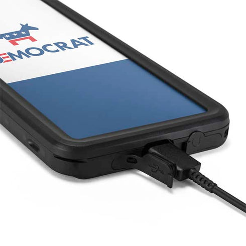 Democrat Blue And Red Galaxy S20 Plus Waterproof Case