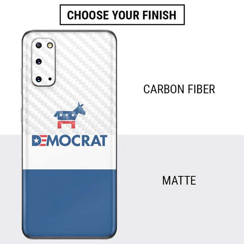 Democrat Blue And Red Galaxy S20 Skin