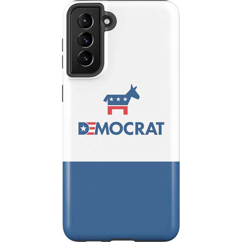 Democrat Blue And Red Galaxy S21 FE Pro Case