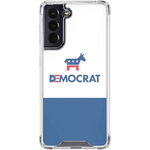 Democrat Blue And Red Galaxy S22 Clear Case